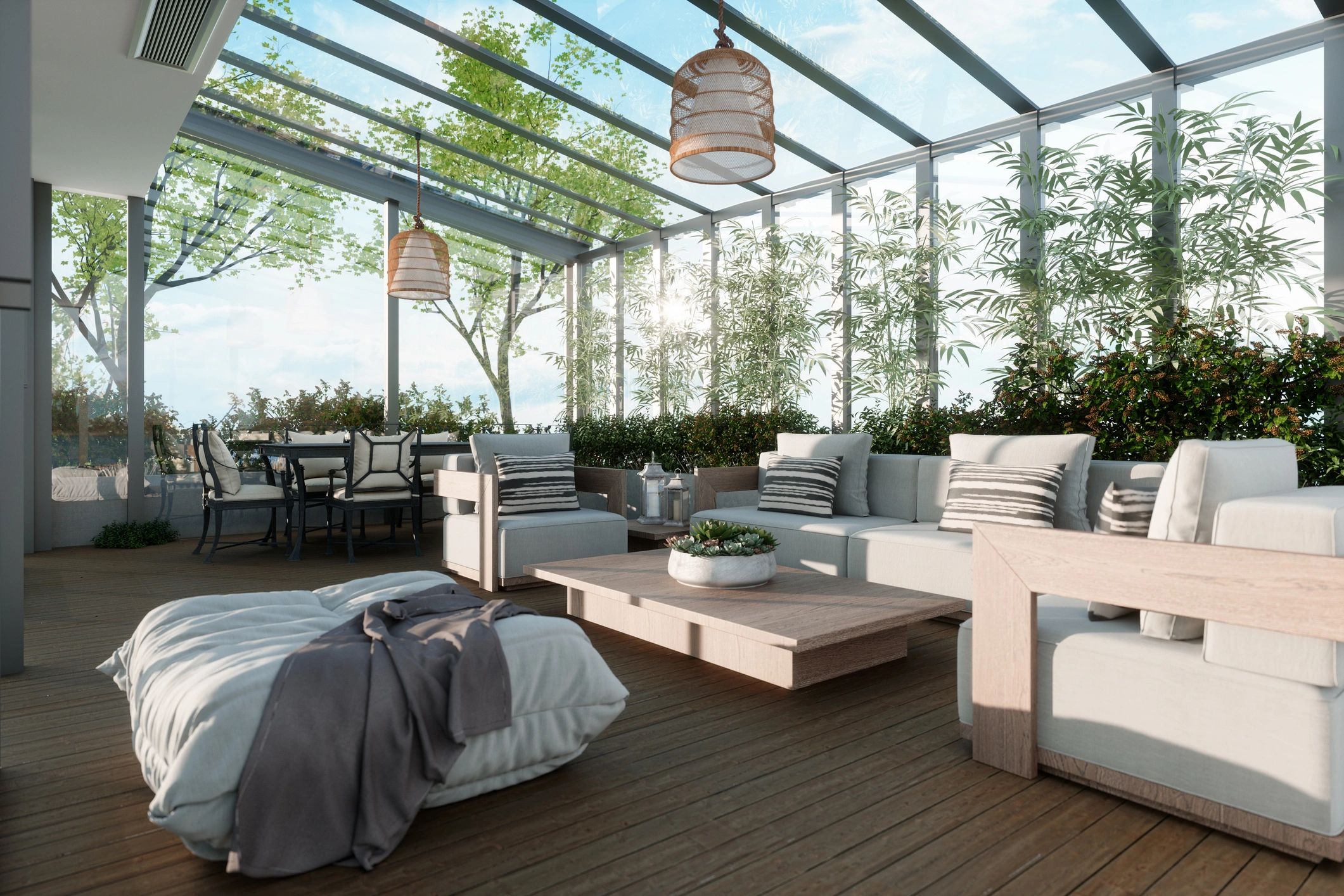 modern retirement living community amenities outdoors